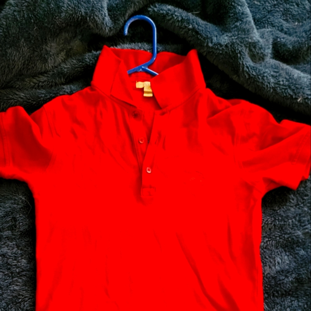 COPY - Burberry Red XS Polo Short Sleeve Shirt